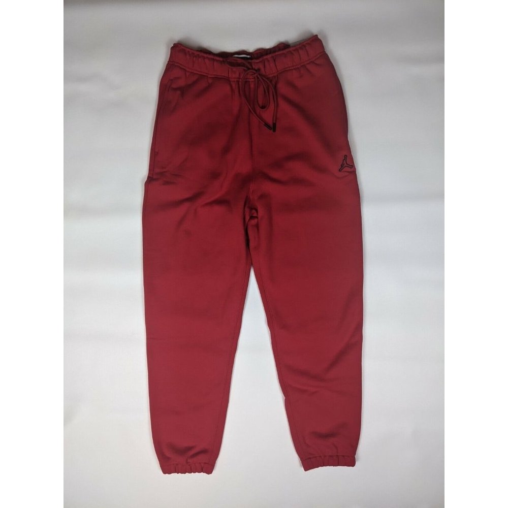 Nike Air Jordan Essential Fleece Pants Red White Black Men's Size Medium NWT